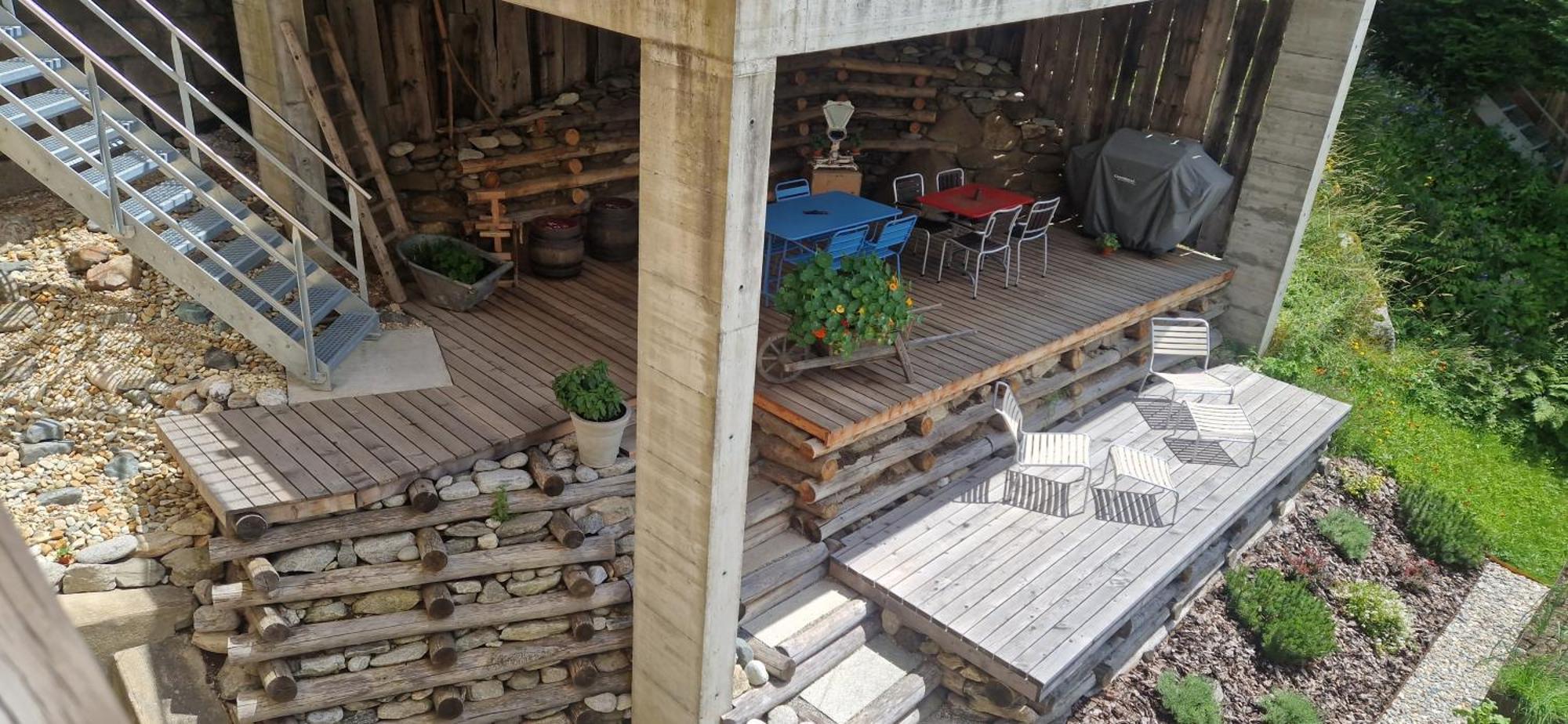 Nostalgie Bed & Breakfast Chraemerhus Curaglia エクステリア 写真